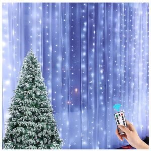 Гірлянда-штора Хвойна Лапа LED, 3×2 / 3×3 м, 400–600 LED, теплий / холодний білий