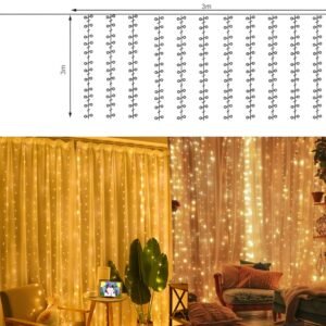 Гірлянда-штора Хвойна Лапа LED, 3×2 / 3×3 м, 400–600 LED, теплий / холодний білий