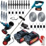 Акумуляторний тример для трави MS-900  3-в-1 з безщітковим двигуном: коса, підрізувач кущів і дерев