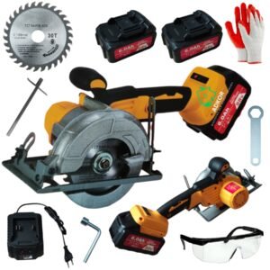 Акумуляторна циркулярна пила Miester 88Vf 1800W з комплектом – польська якість, потужність і точність