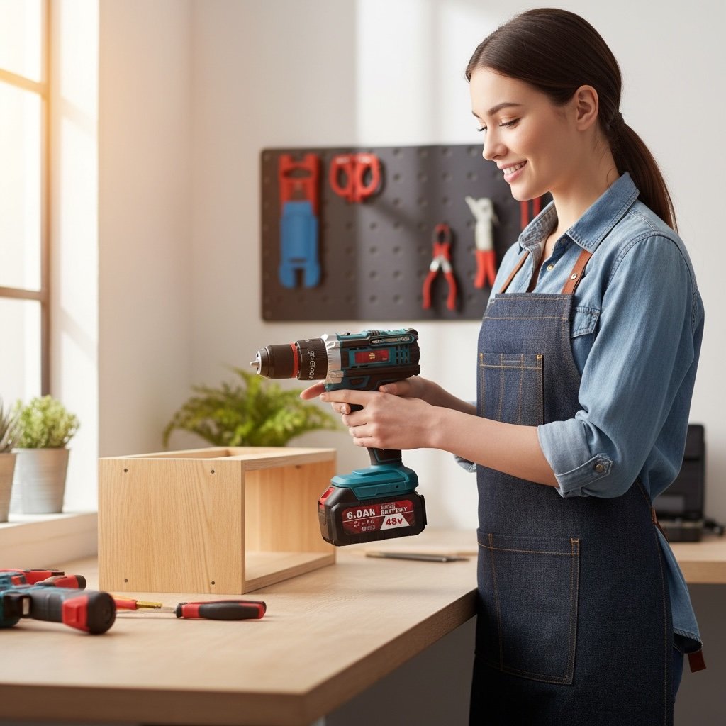 Набір акумуляторних інструментів 2в1 48VF: болгарка + дриль-шуруповерт - Зображення 9