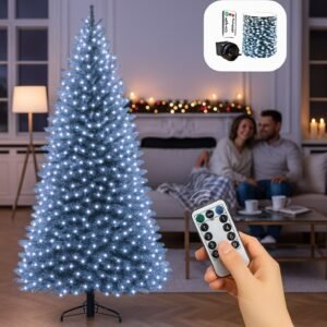 Гірлянда Роса LED 50–100 м з 500–1000 діодами | Теплий та холодний білий