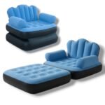 Надувне Крісло-Матрац 2в1 З Підставкою Для Ніг – Розкладне Крісло Для Відпочинку