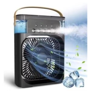 Настільний міні кондиціонер Air Cooler Fan з льодом і зволожувачем
