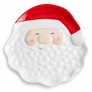 Порцелянова Тарілка Santa Claus 21x21,5 см Святкова Сервірувальна Тарілка Санта