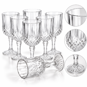 Набір келихів для вина Vintage Crystal 6 шт. 150 мл